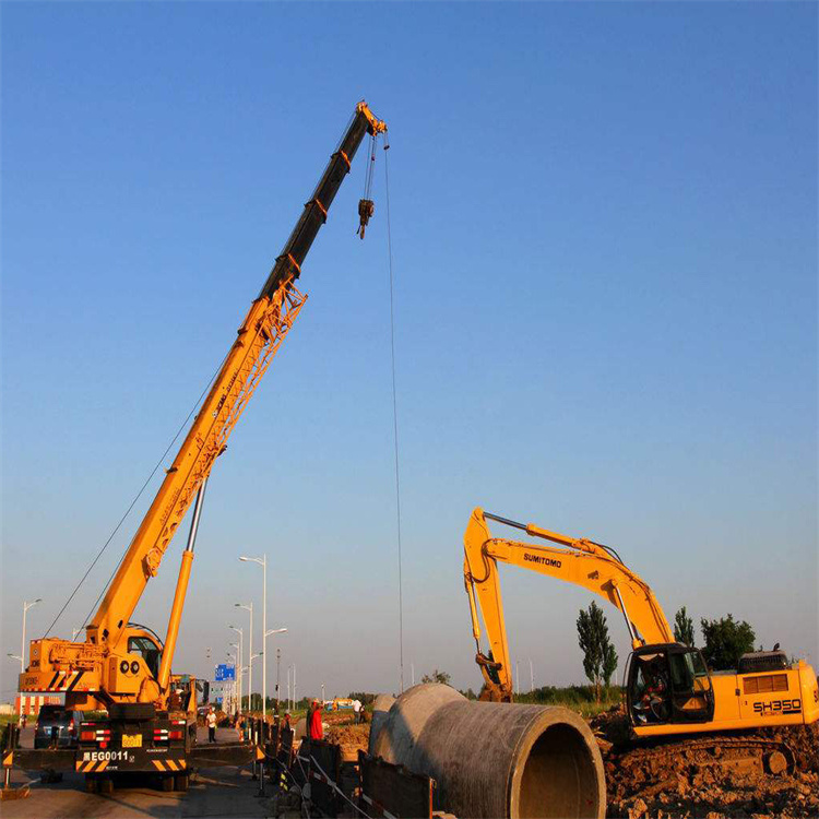 东平25吨吊车吊8吨,最远吊多少米